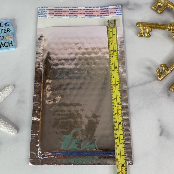 25 4x8 Rose Gold Bubble Mailers PRICE IS FIRM - Picture 7 of 8
